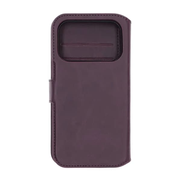 RV Magnetic Wallet Case iPhone 17 Pro Max Dark Cherry