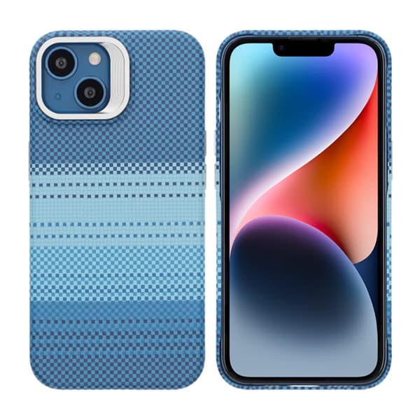 Mountain and xinghe (mountain peak) Case For iPhone 14/13 moon rises blue
