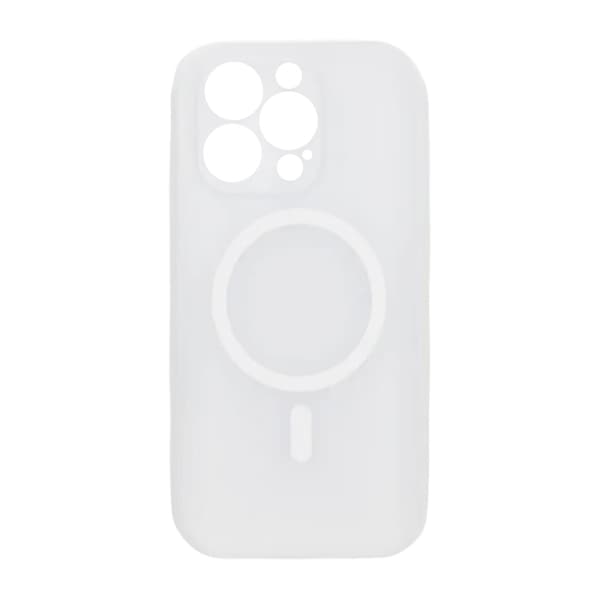 Slimmat MagSafe-skal med kameraskydd för iPhone 16 Pro Max - Vit