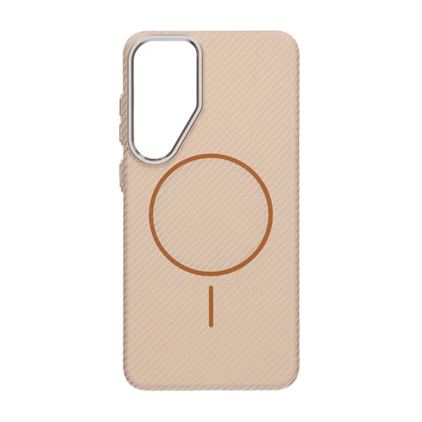 Samsung S25 Carbon Case - Gold