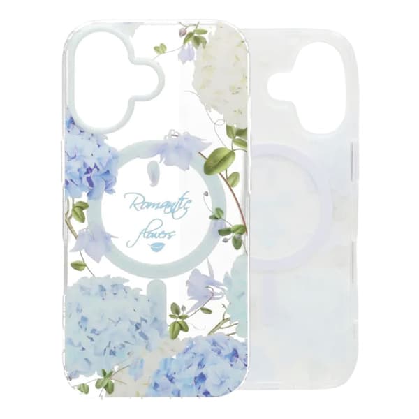 Painted Floral Matte Magnetic Case For iPhone 17 - H3