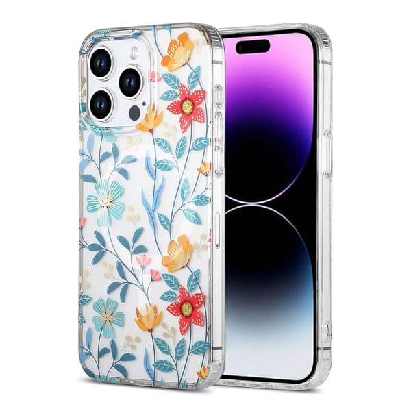 iPhone 15 Pro Case MagSafe - Flowers & Twig