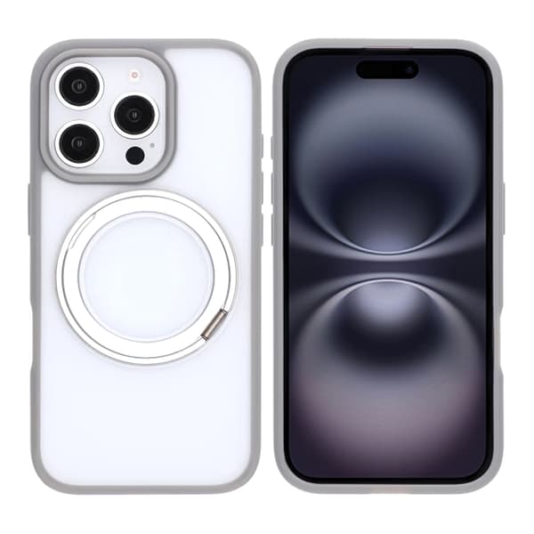 iPhone 16 Pro Mobilskal med Magsafe Stativ - Grå