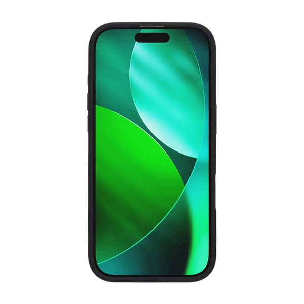 Mobilskal Silikon med Kamera Metallram för iPhone 17 Pro Max - Svart