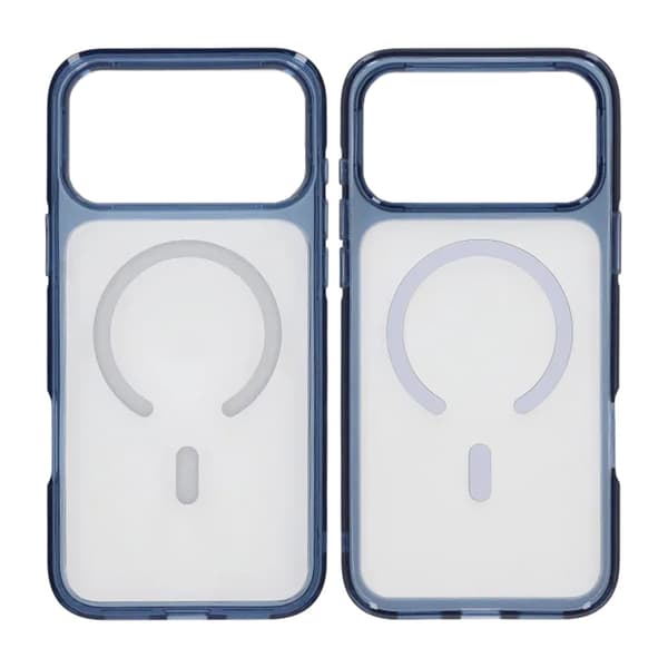 Mobilskal TPU Magsafe för iPhone 17 Pro Max - Blå Transparent