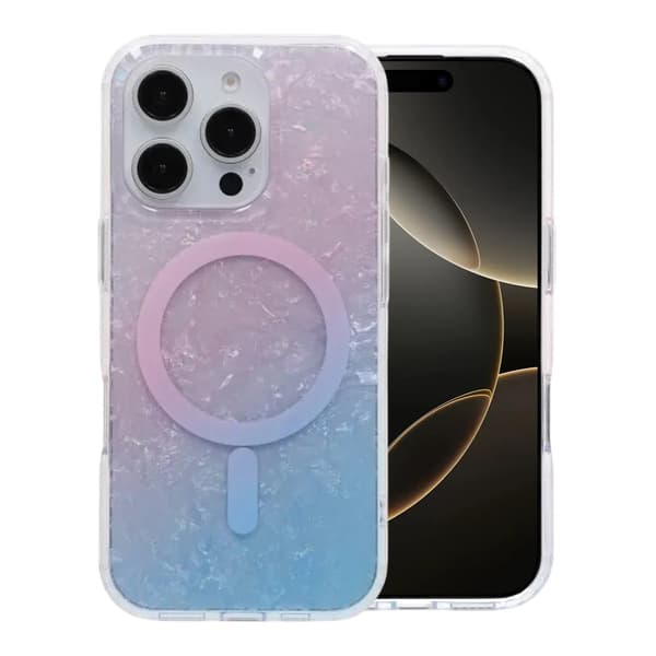 Dreamy Ocean MagSafe Phone Case For iPhone 16 Pro Pink