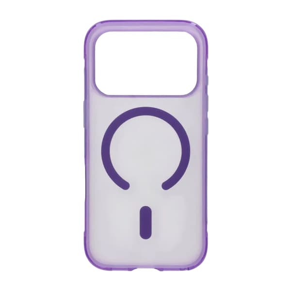 Matte Magnetic Shockproof Airbag  Case For iPhone 17 Pro Max Purple