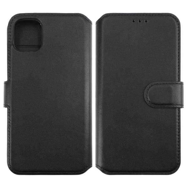 iPhone 14 Pro Max Plånboksfodral Extra Kortfack Rvelon - Svart