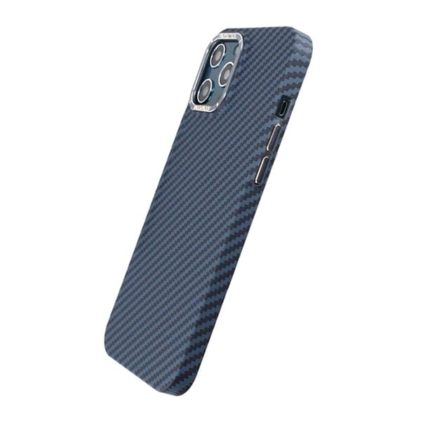 Carbon Fiber Case iPhone 12 Pro Max - Blue