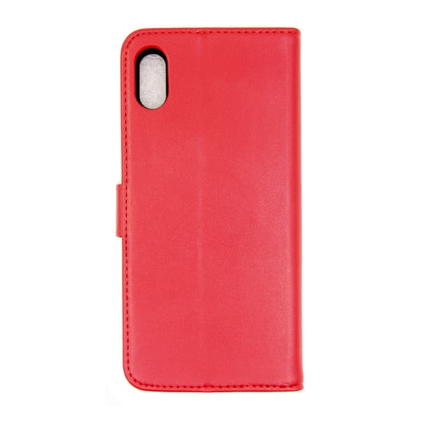 iPhone XS Max Wallet Case with Stand - Red