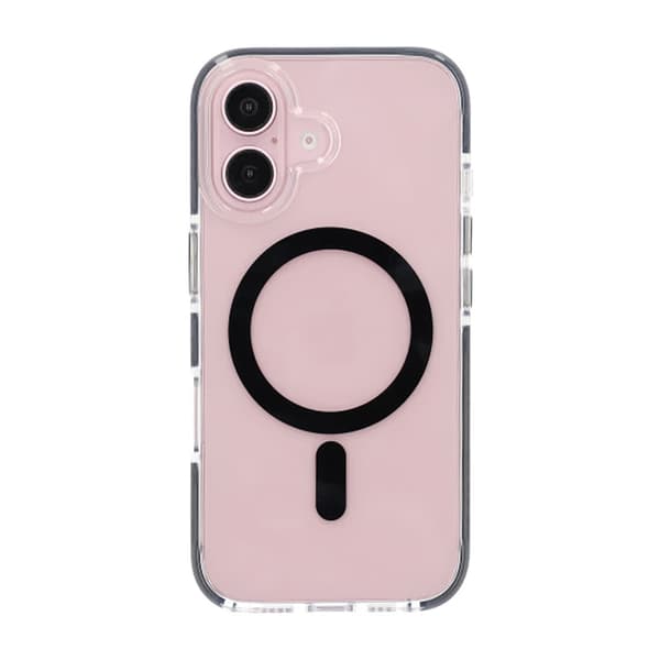 iPhone 16 Plus Mobile Case Magnet Double Protection - Black