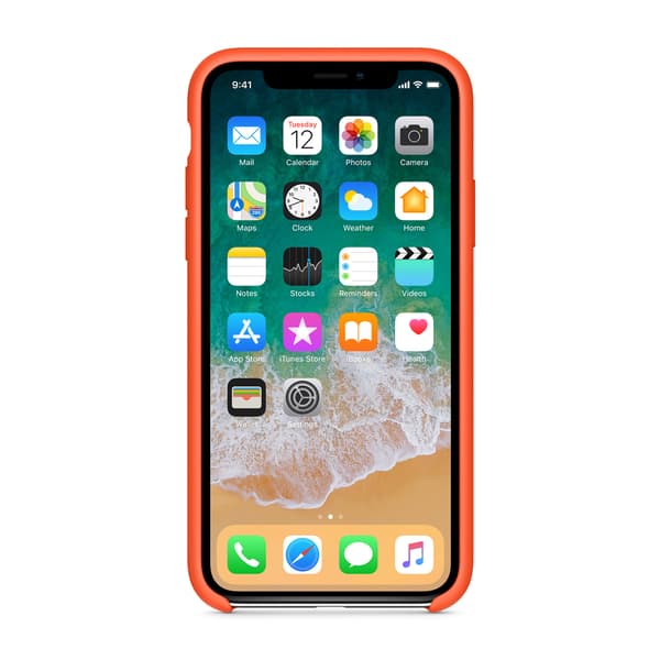 Silicone Mobile Case iPhone XS Max - Orange