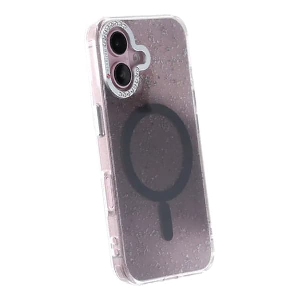 Glitter Diamond Magnetic Case - iPhone 16 Black