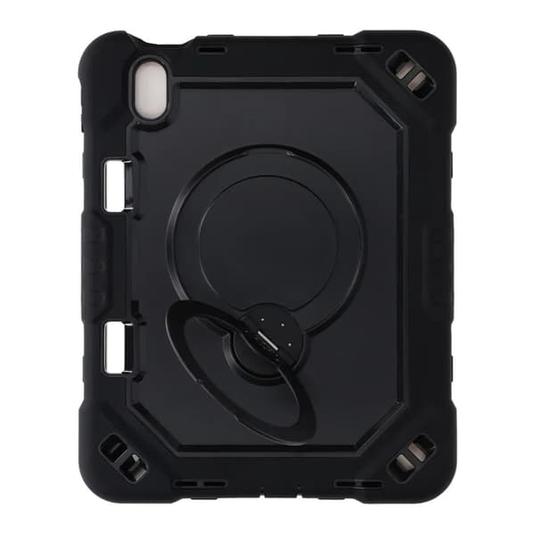 3 Layers multi functional  Laptop Case For iPad 11 2025/10 10.9 2022 Black (with hand strap)