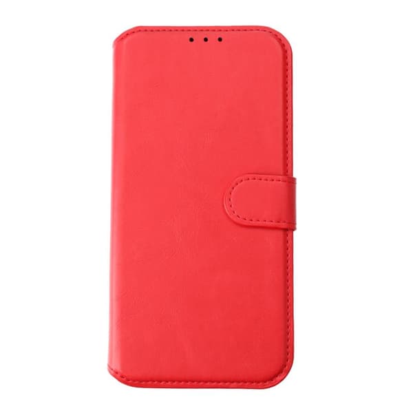 iPhone 15 Pro Max Plånboksfodral Magnet Rvelon - Röd