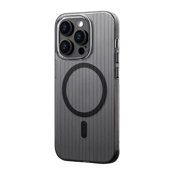 iPhone 14/13 Mobilskal Korrugerad - Svart