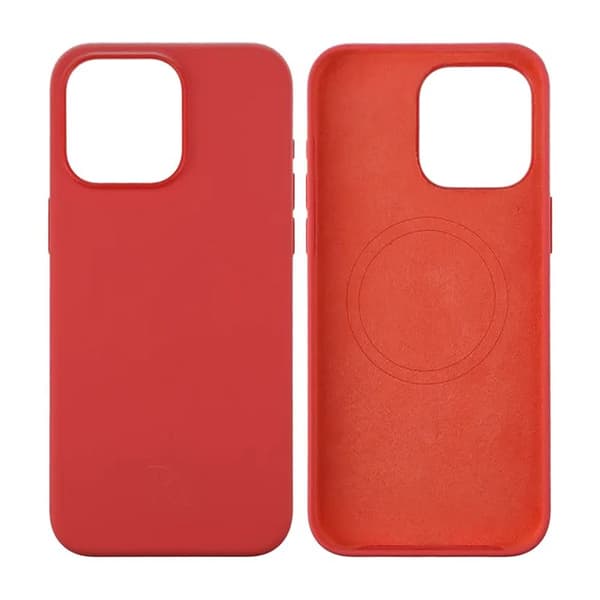 iPhone 15 Pro Max Case - Silicone With Magsafe Rvelon Red