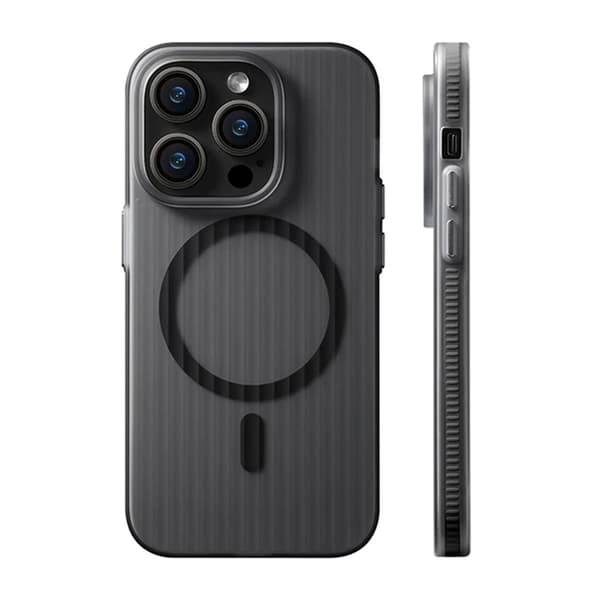 iPhone 15 Pro Max Mobile Case Corrugated Anti-Slip - Black
