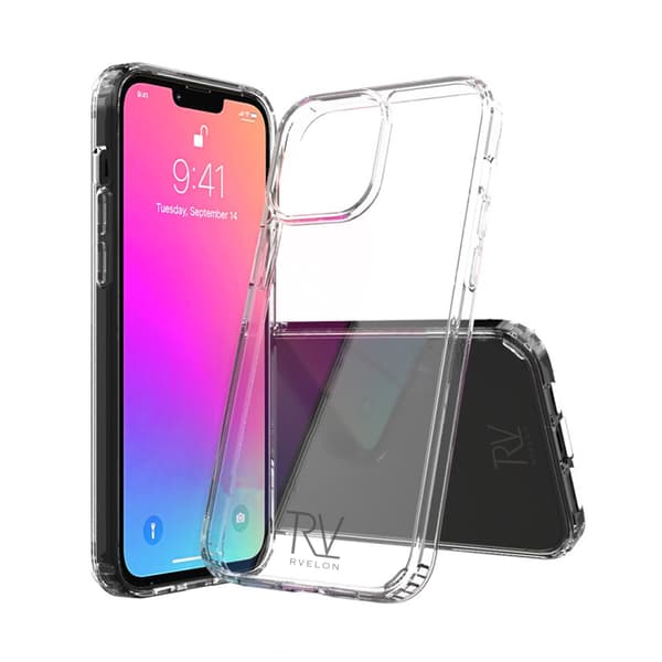 iPhone 12 Pro Max Case Shockproof Rvelon Transparent