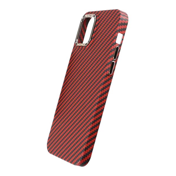 Carbon Fiber Case iPhone 13 Pro - Red