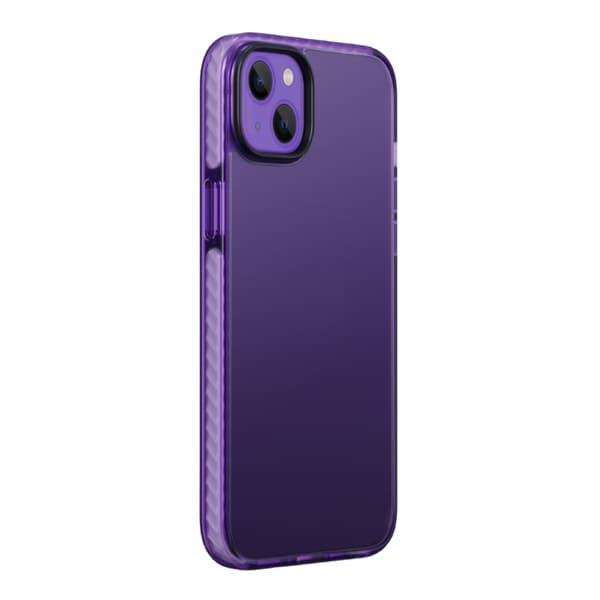 iPhone 14 Plus Stöttåligt TPU Mobilskal - Lila