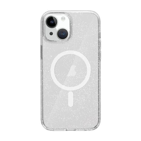 iPhone 13 Mobile Case Shockproof with Glitter - Transparent