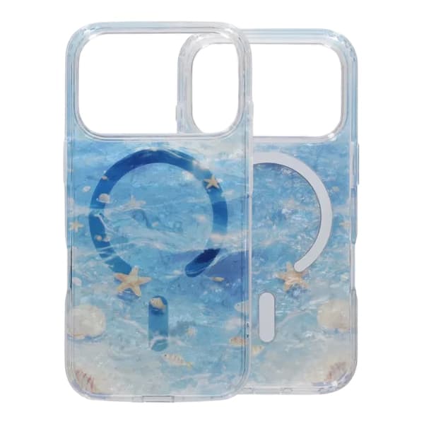 Dreamy Ocean MagSafe Phone Case For iPhone 17 Pro Blue