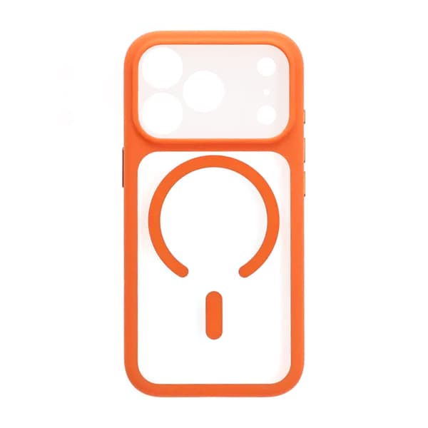 Skal för iPhone 17 Pro Max - MagSafe & Kameraskydd - Orange