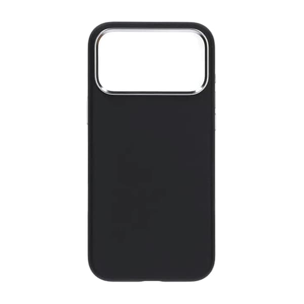 Mobile Case for iPhone 17 Pro Max - Camera Protection Black PU Leather