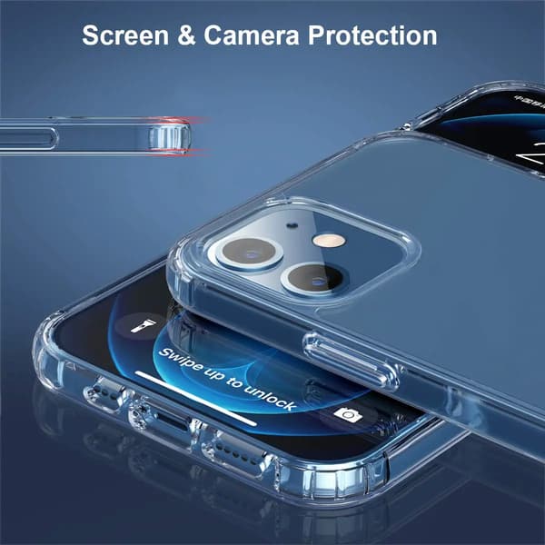 iPhone 12 Mini Case - Shockproof Rvelon Transparent