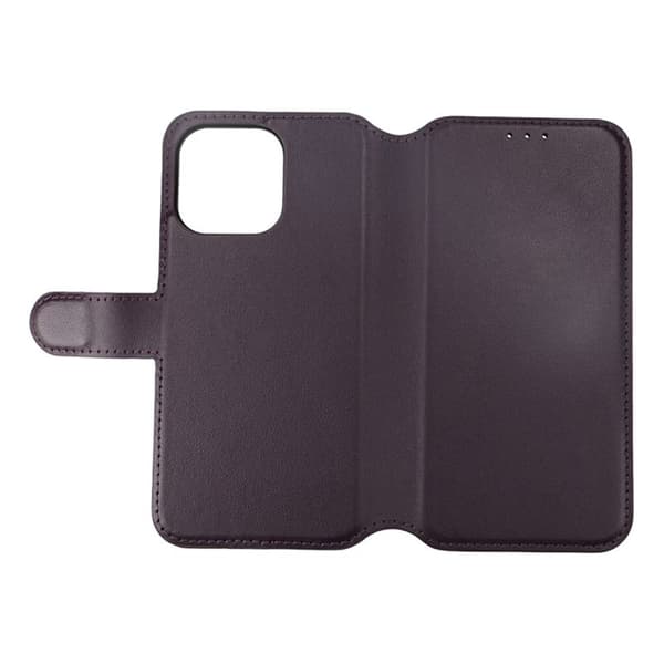 Plånboksfodral Läder Rvelon till iPhone 15 Pro Max - Lila