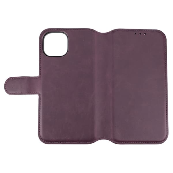 iPhone 15 Plånboksfodral Magnet Rvelon - Lila