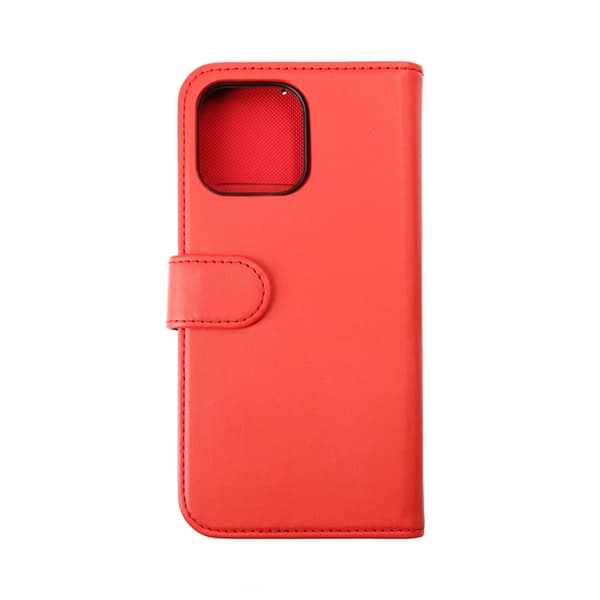 iPhone 14 Pro Max Plånboksfodral Magnet Rvelon - Röd