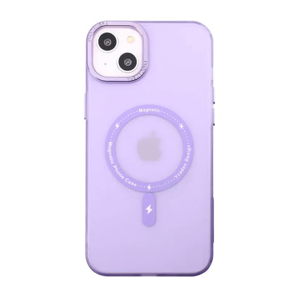 iPhone 14 Plus Mobilskal med MagSafe - Frostat Lila