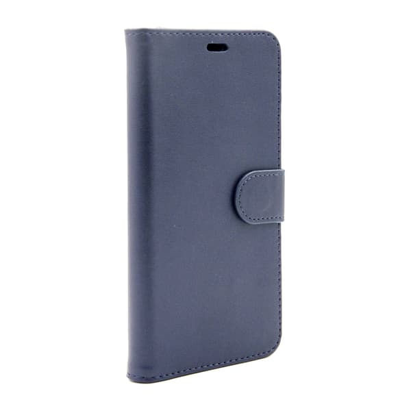 Wallet Case Leather with Stand for iPhone X and XS - Blue