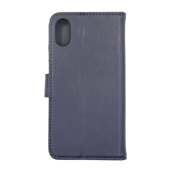 iPhone X/XS Plånboksfodral Magnet Läder med Stativ - Blå
