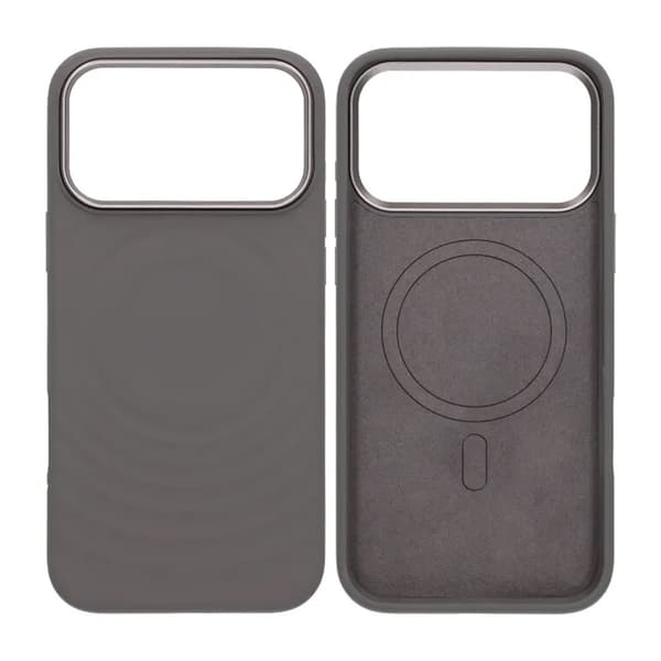 Silicone Mobile Case with Magsafe for iPhone 17 Pro Max - Dark Gray