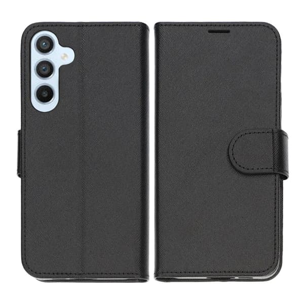 Samsung Galaxy A55 Wallet Case with Stand - Black