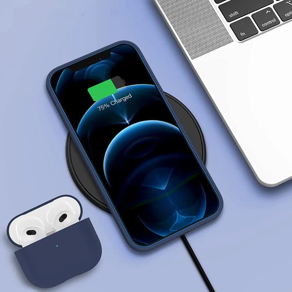 iPhone 13 Pro Silikonskal Rvelon - Blå
