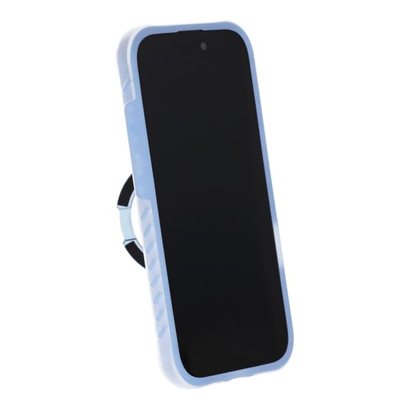 Armor Matte Frosted Magnetic Case with 360° Rotatable Kickstand - iPhone 16 Pro Blue