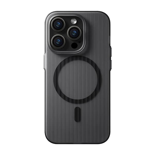 iPhone 15 Pro Max Mobile Case Corrugated Anti-Slip - Black