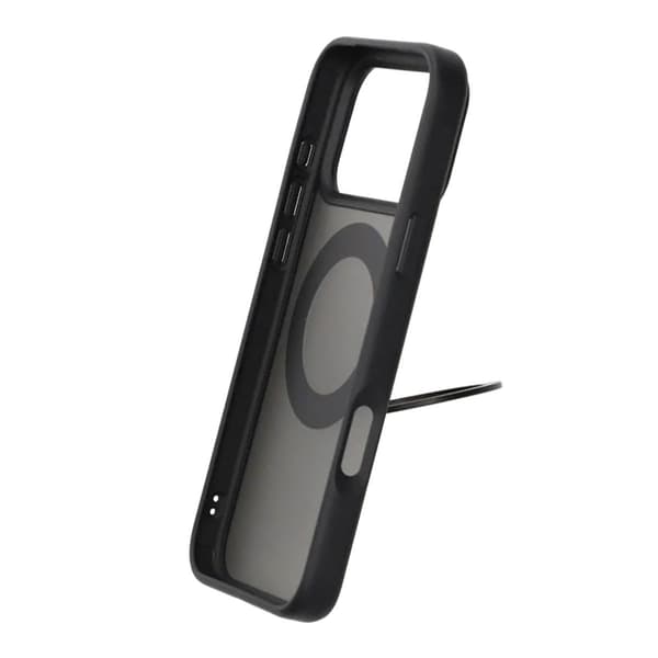 Mobilskal Roterande Magnet Stativ för iPhone 17 Pro Max - Svart