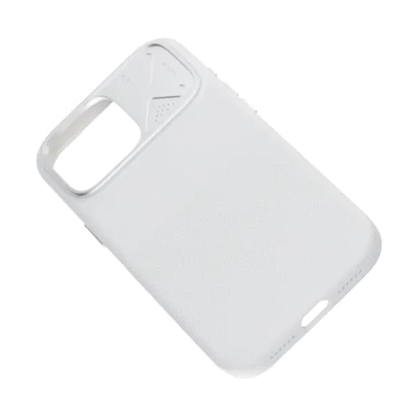 Silikonskal MagSafe med Kameraskydd till iPhone 16 Pro Max - Vit
