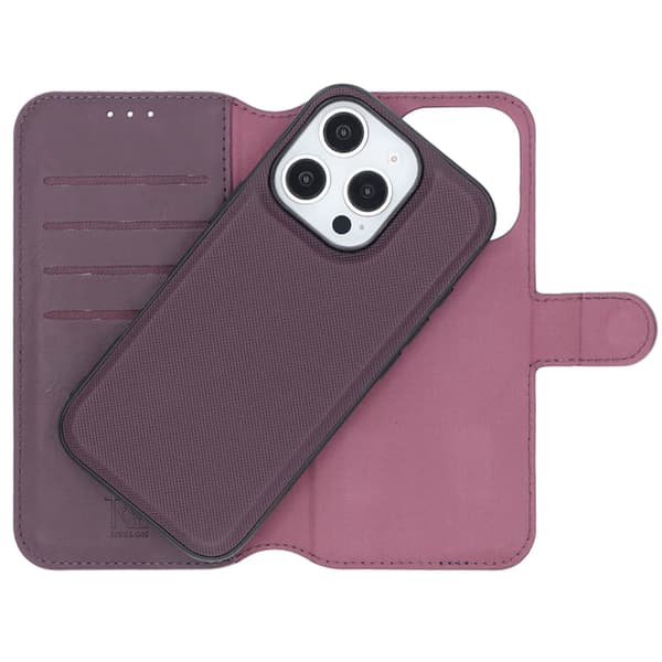 RV Magnetic Wallet Case iPhone 16 Pro Max Dark Cherry