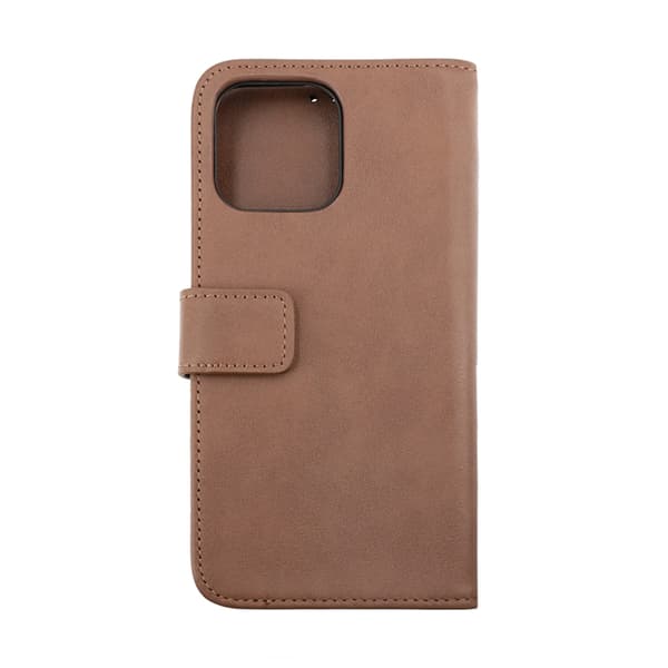 iPhone 14 Pro Max Plånboksfodral Läder Rvelon - Brun
