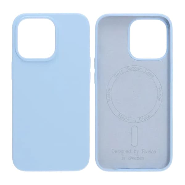 iPhone 13 Pro Case - Silicone With Magsafe Rvelon Sky Blue