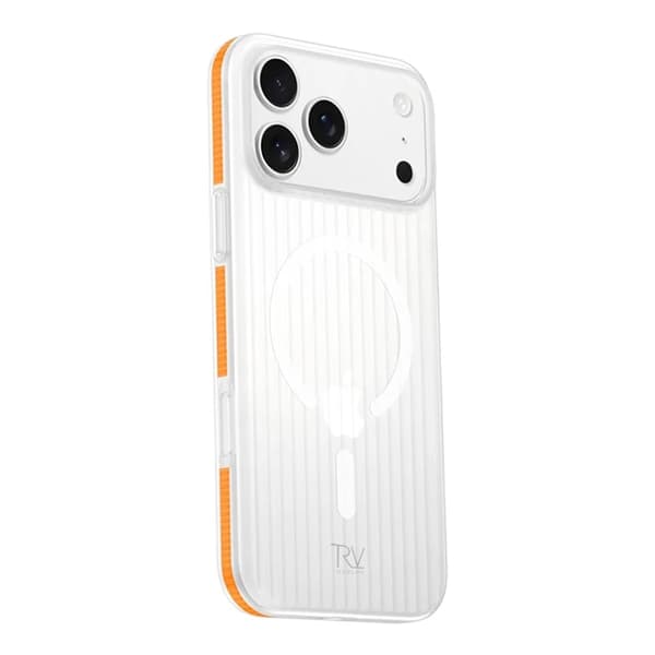 iPhone 17 Pro Case Corrugated with Magsafe Rvelon - Orange