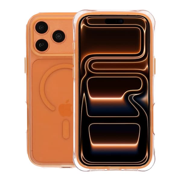 Stötsäkert Airbag Mobilskal för iPhone 17 Pro Max och 18 Pro Max - Orange
