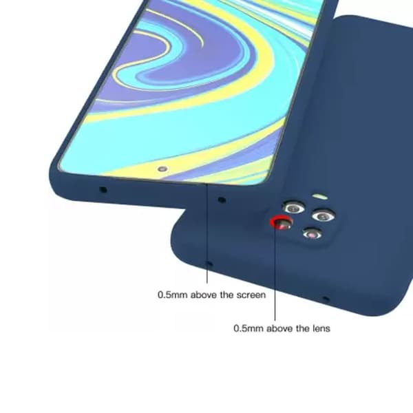 Silikonskal Xiaomi Redmi Note 9 Pro - Blå