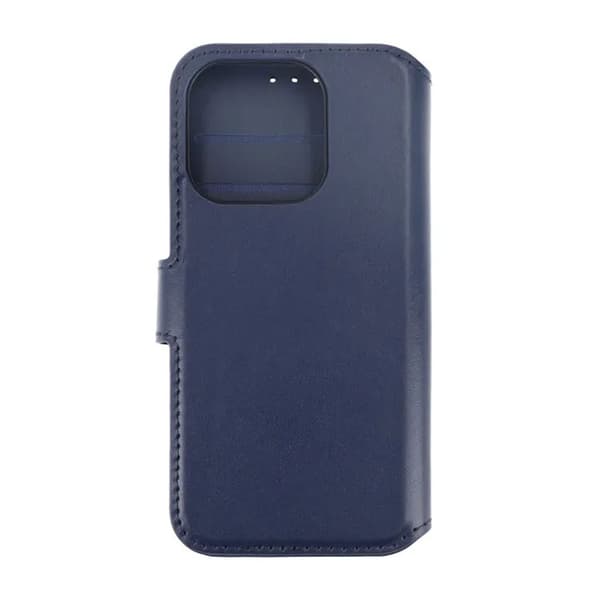 iPhone 15 Pro Max Plånboksfodral Läder Rvelon - Blå